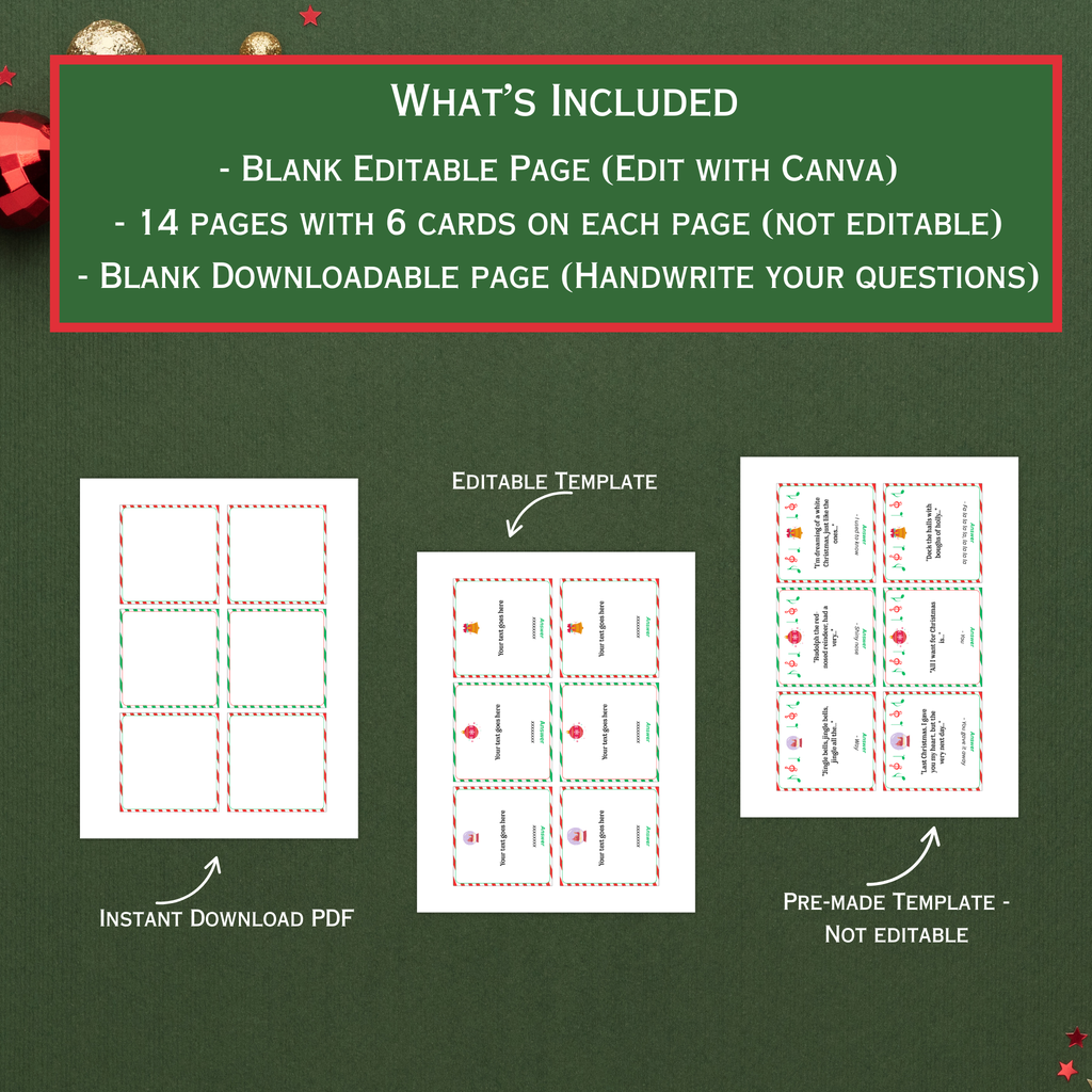 Christmas Act & Guess Game