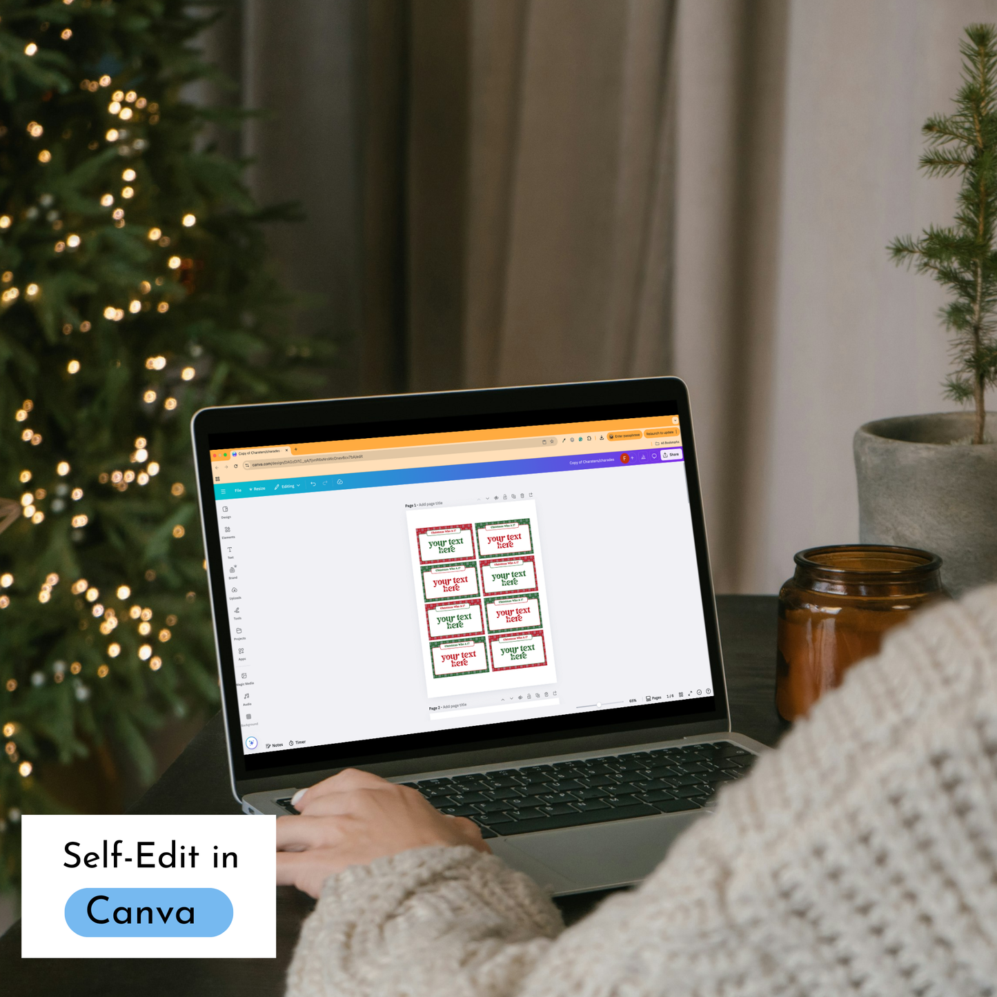 Christmas Who Am I? Game