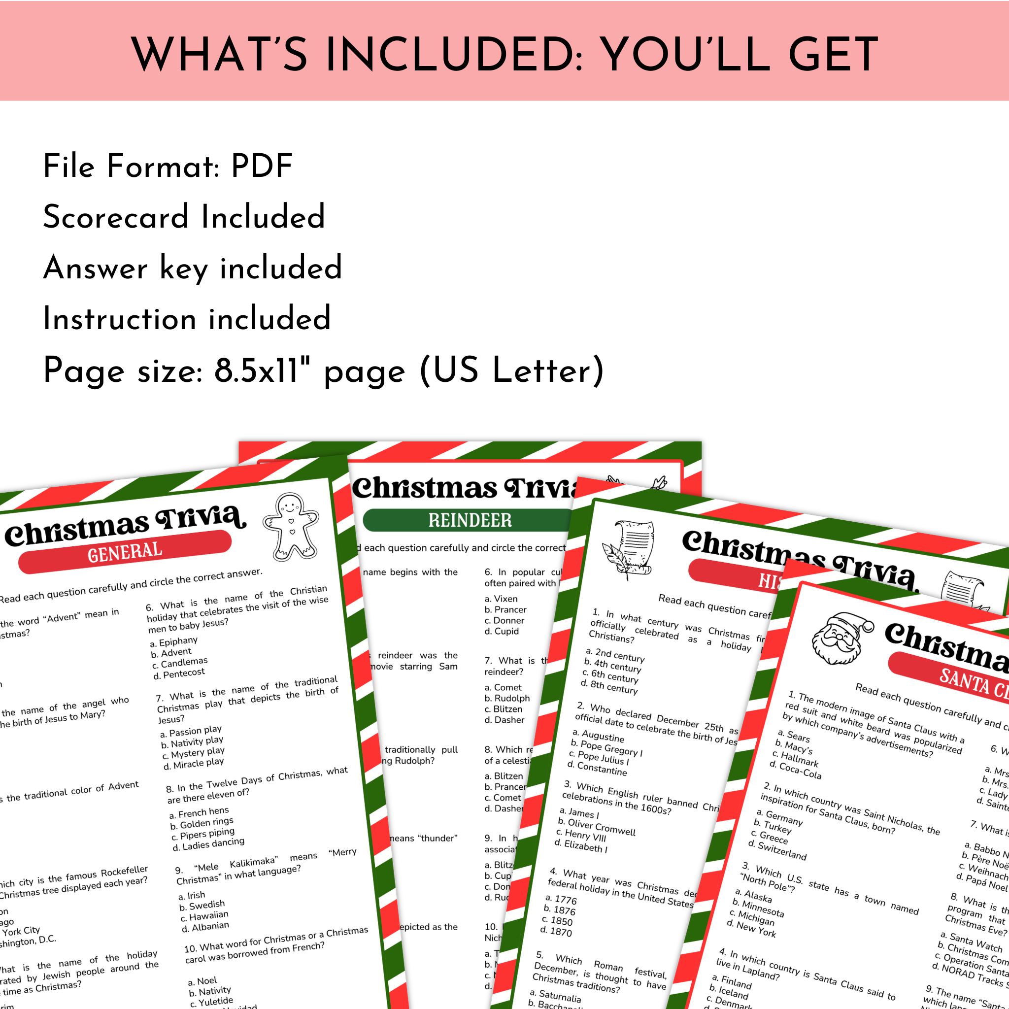 Christmas Trivia Game