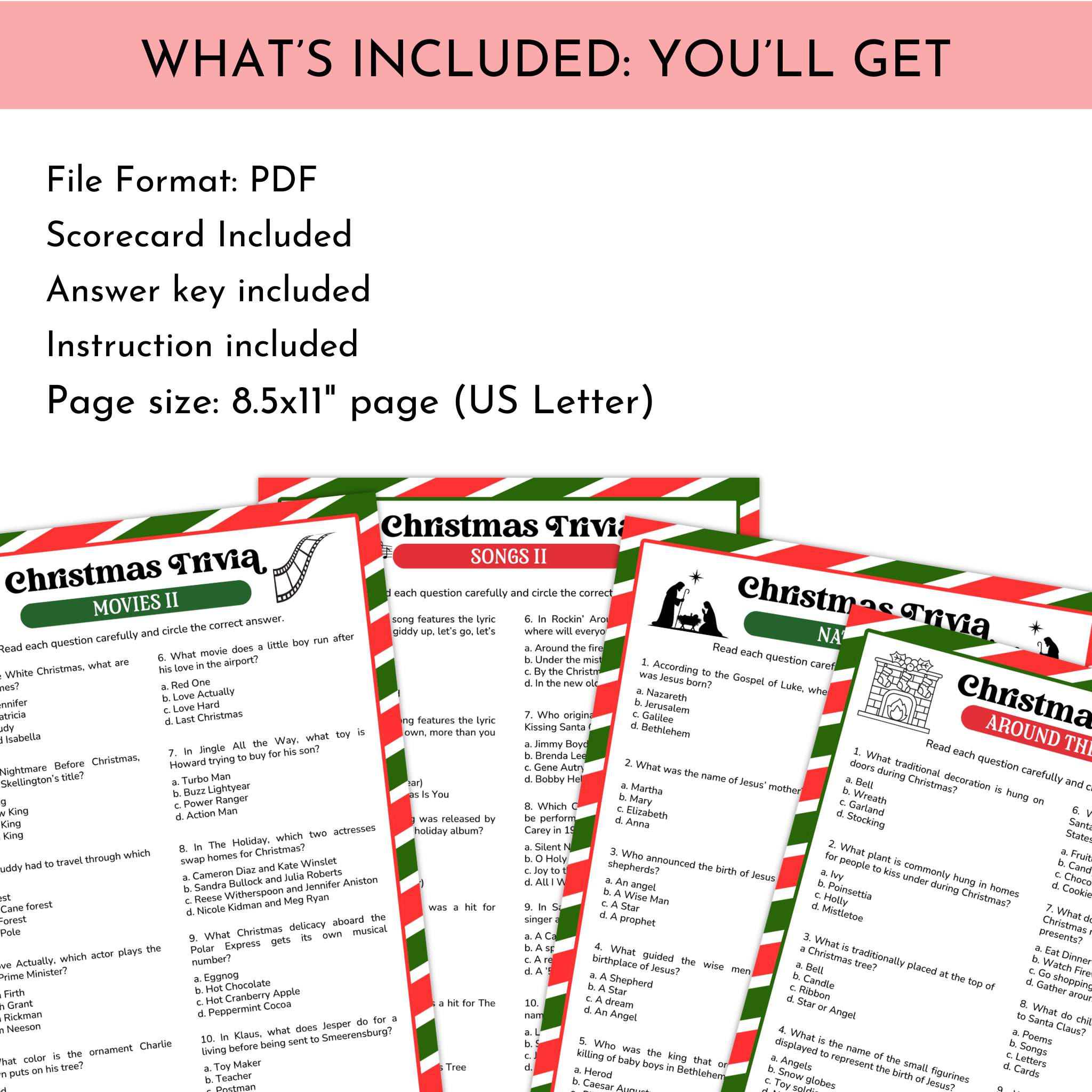 Christmas Trivia Game