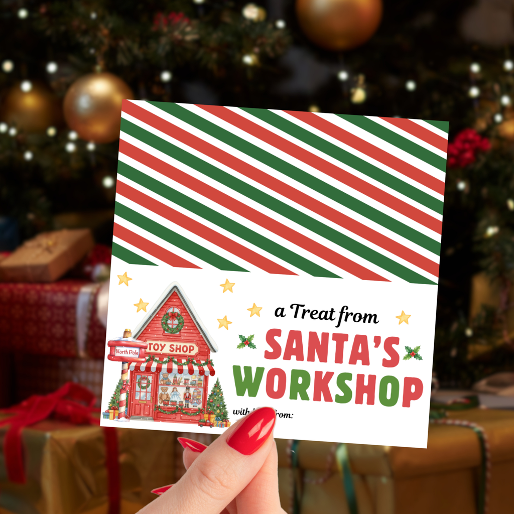 Bag Topper - Santa's Workshop Treat