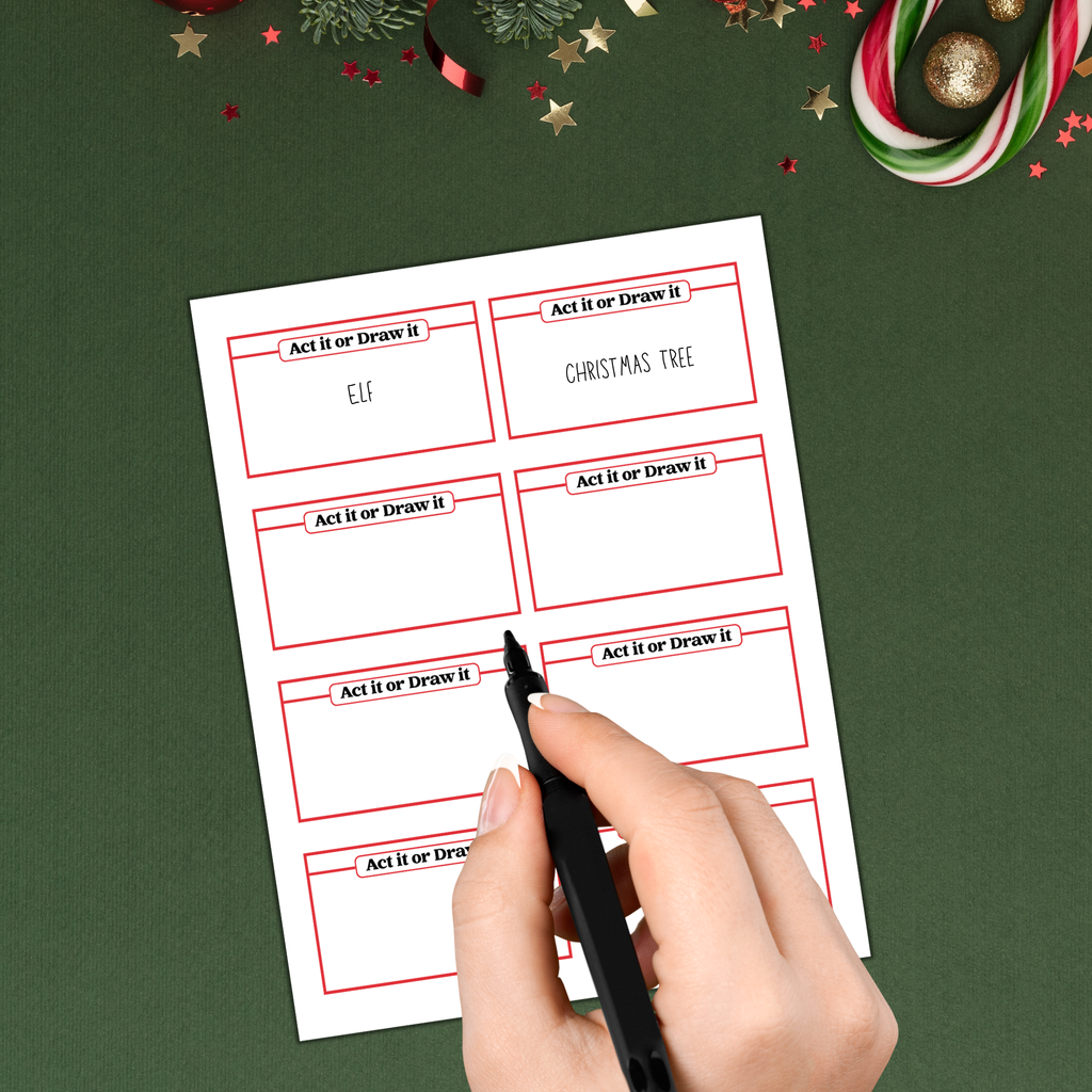 Christmas Act It or Draw It