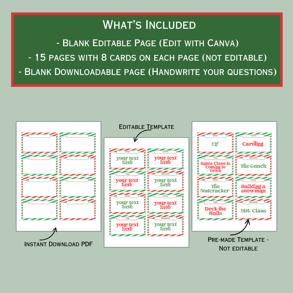 Christmas Charades Game 01