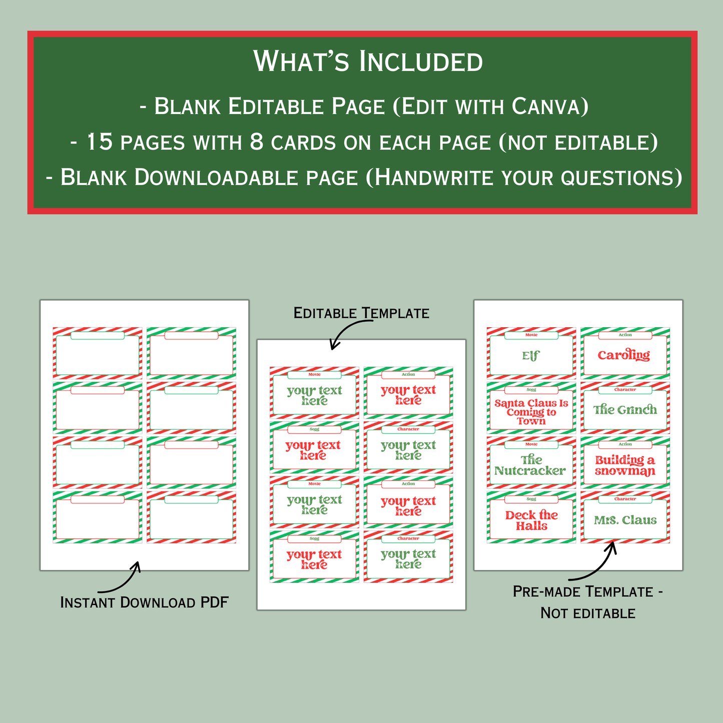 Christmas Charades Game 01