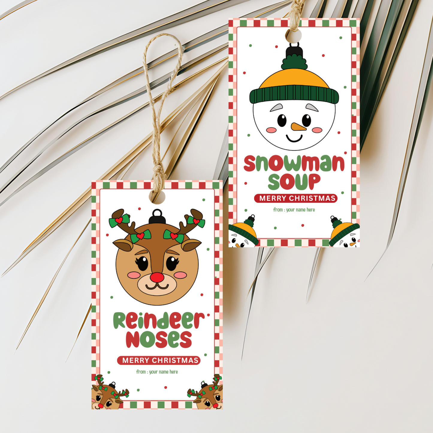 Christmas Gift Tags | Set of 8
