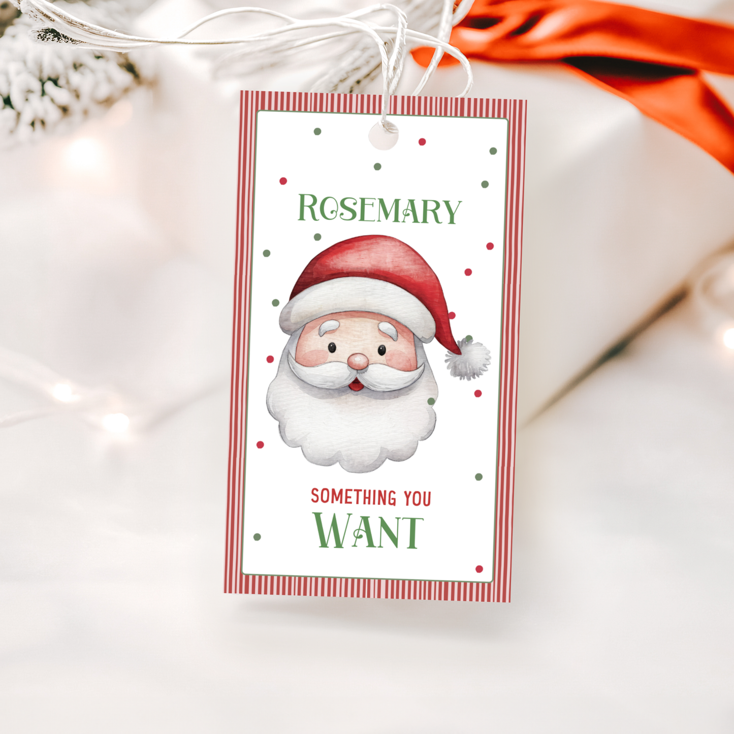 Want Need Wear Read Gift Tags