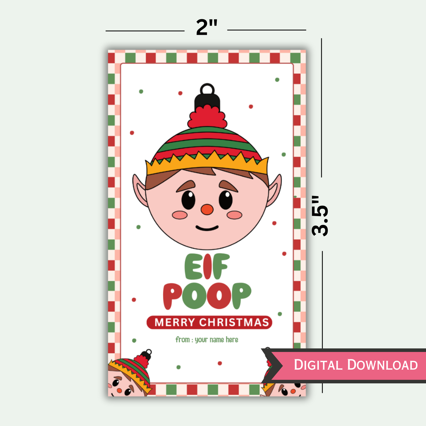 Christmas Gift Tags | Set of 8