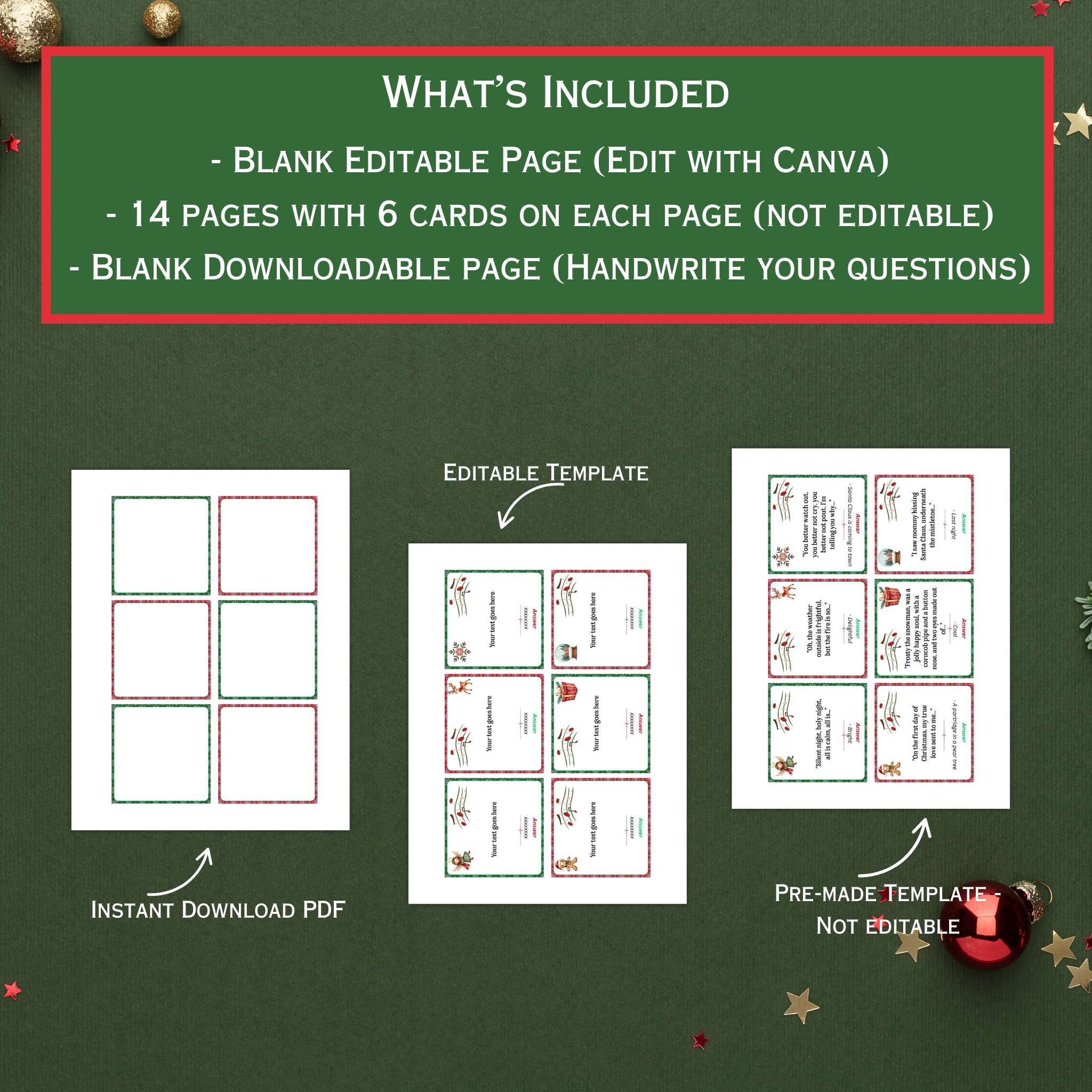 Christmas Finish The Lyrics Game