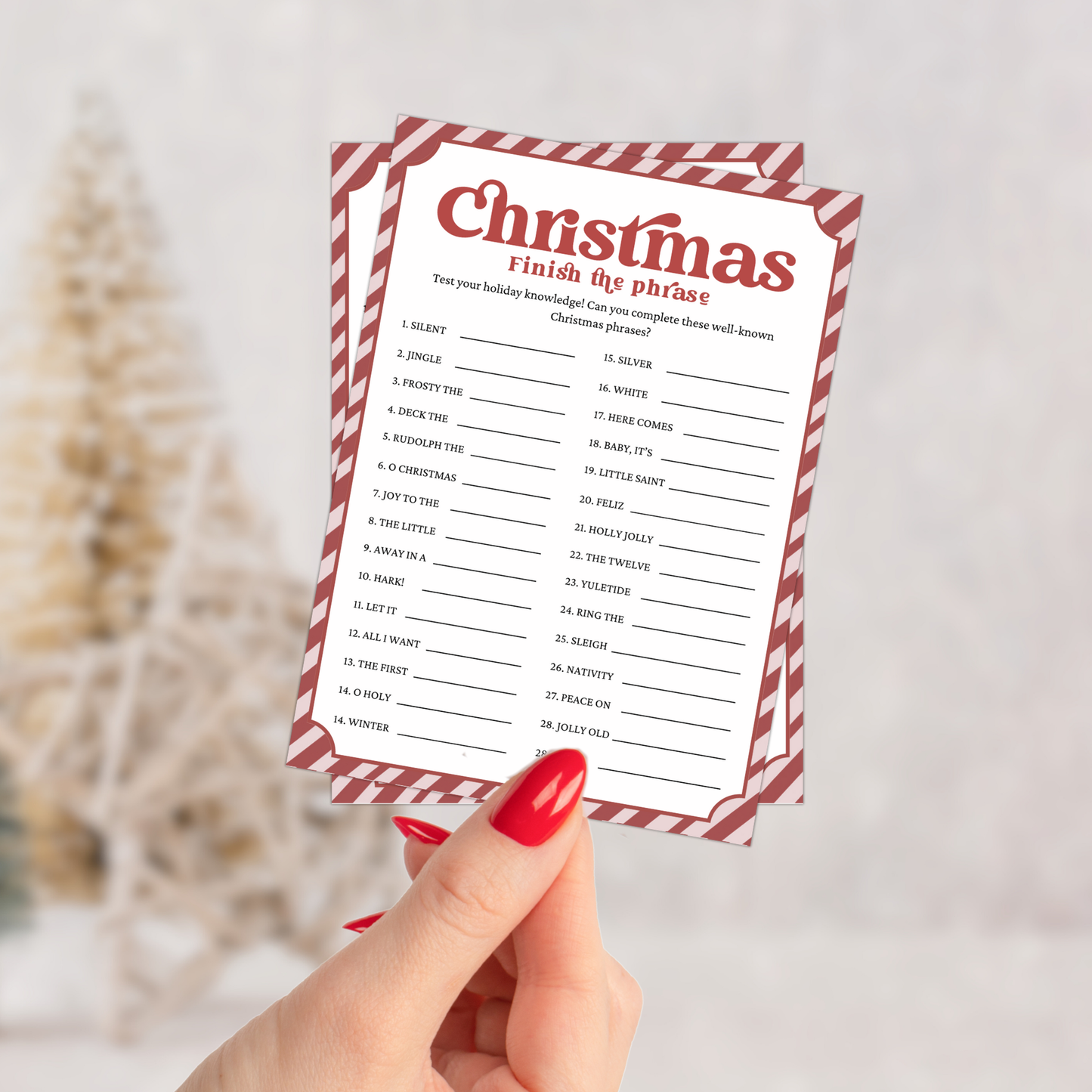 12 Christmas Party Games