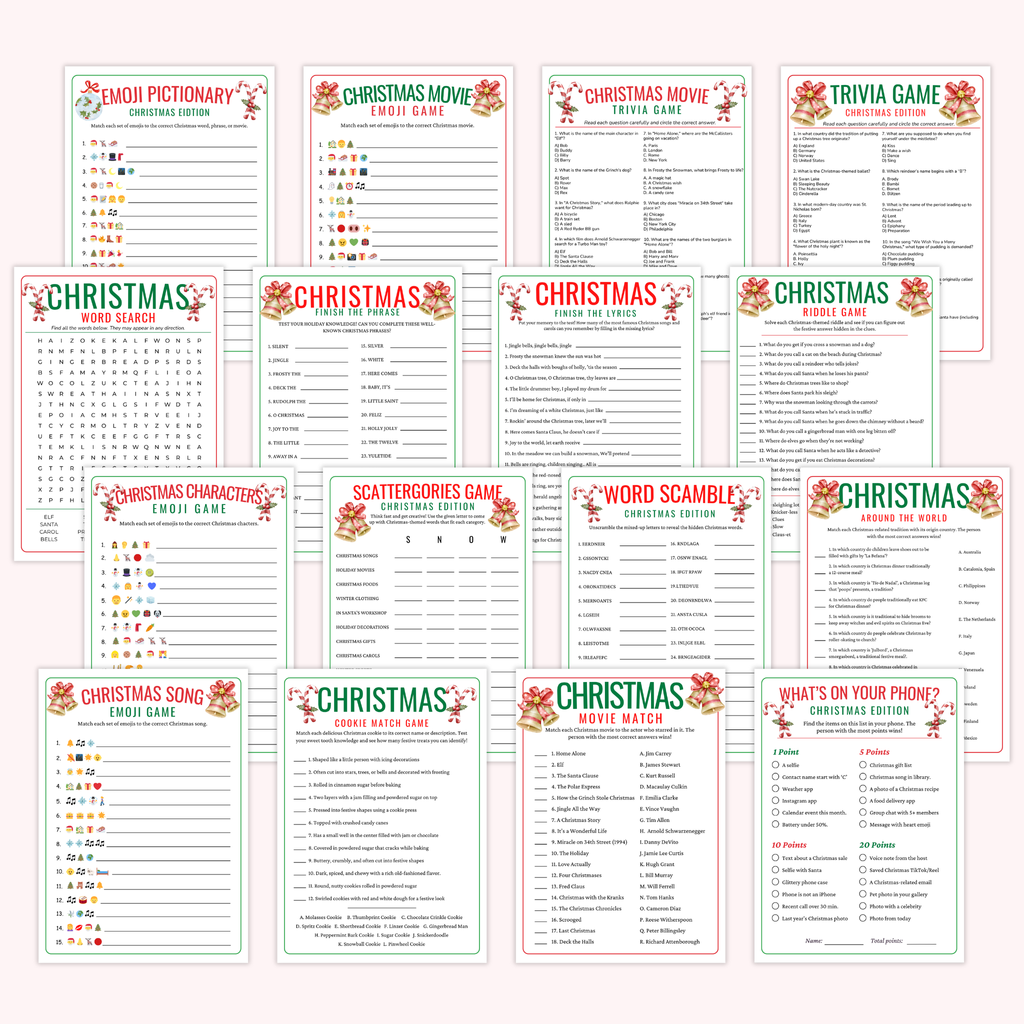 35 Christmas Party Games
