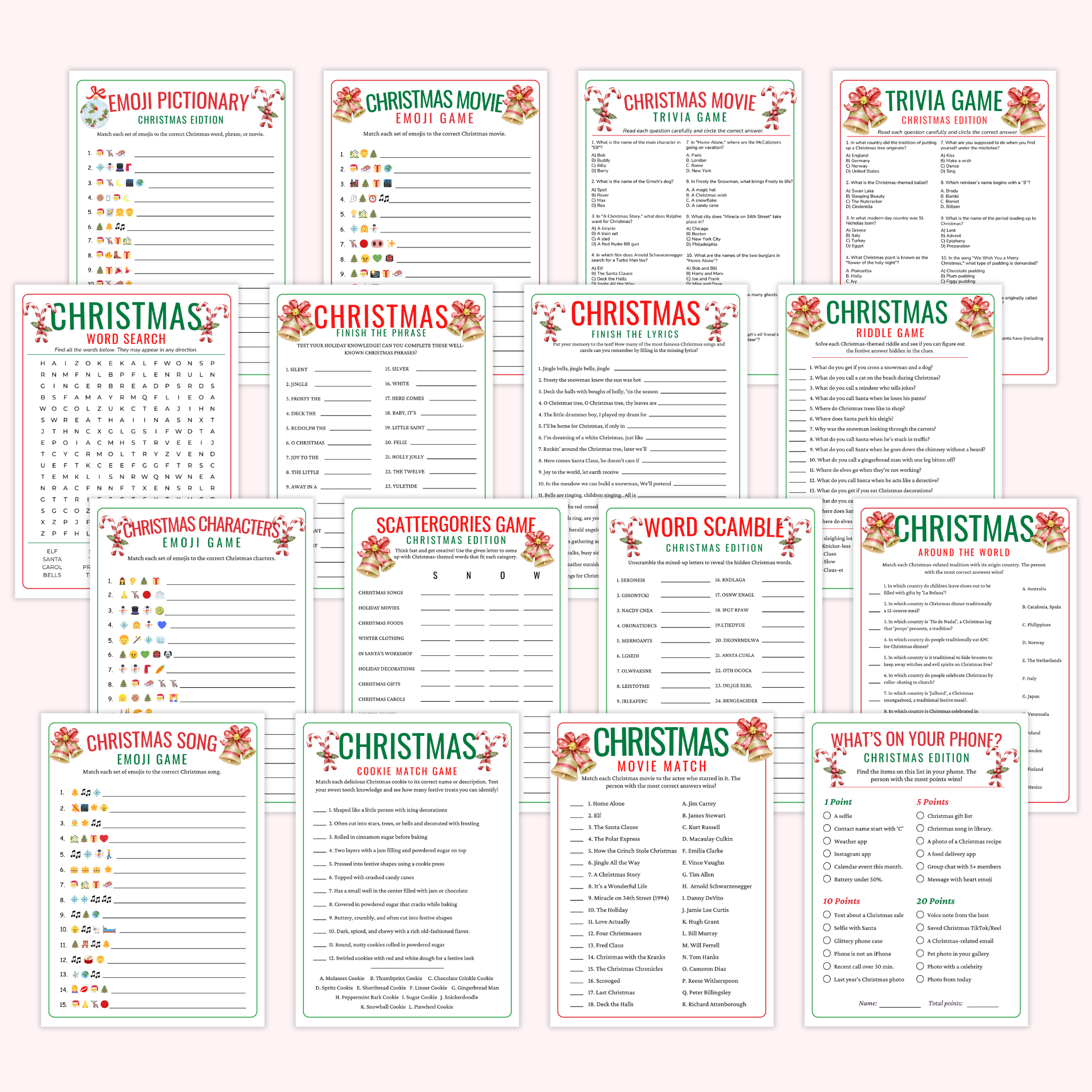 35 Christmas Party Games