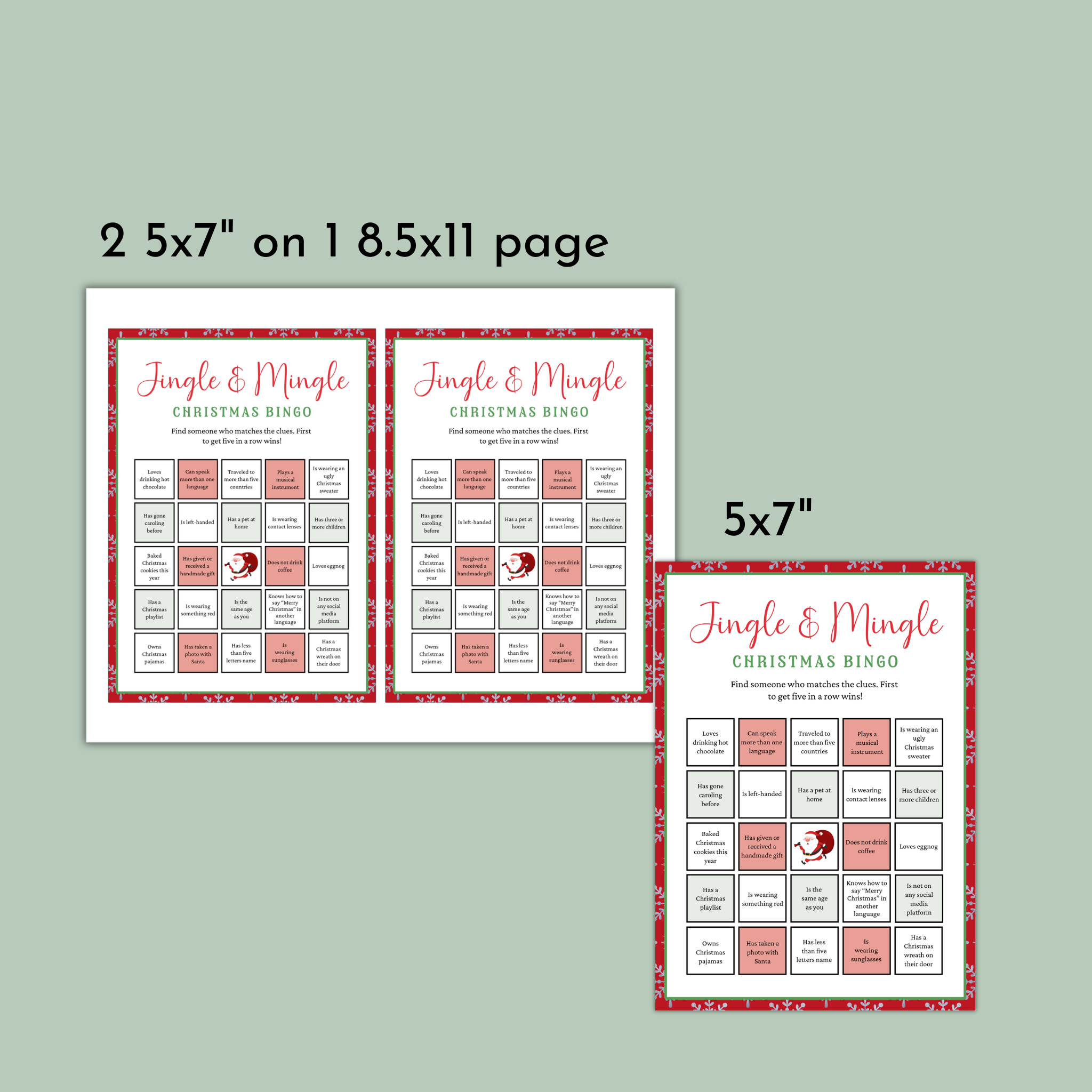 25 Christmas Party Games | Printable