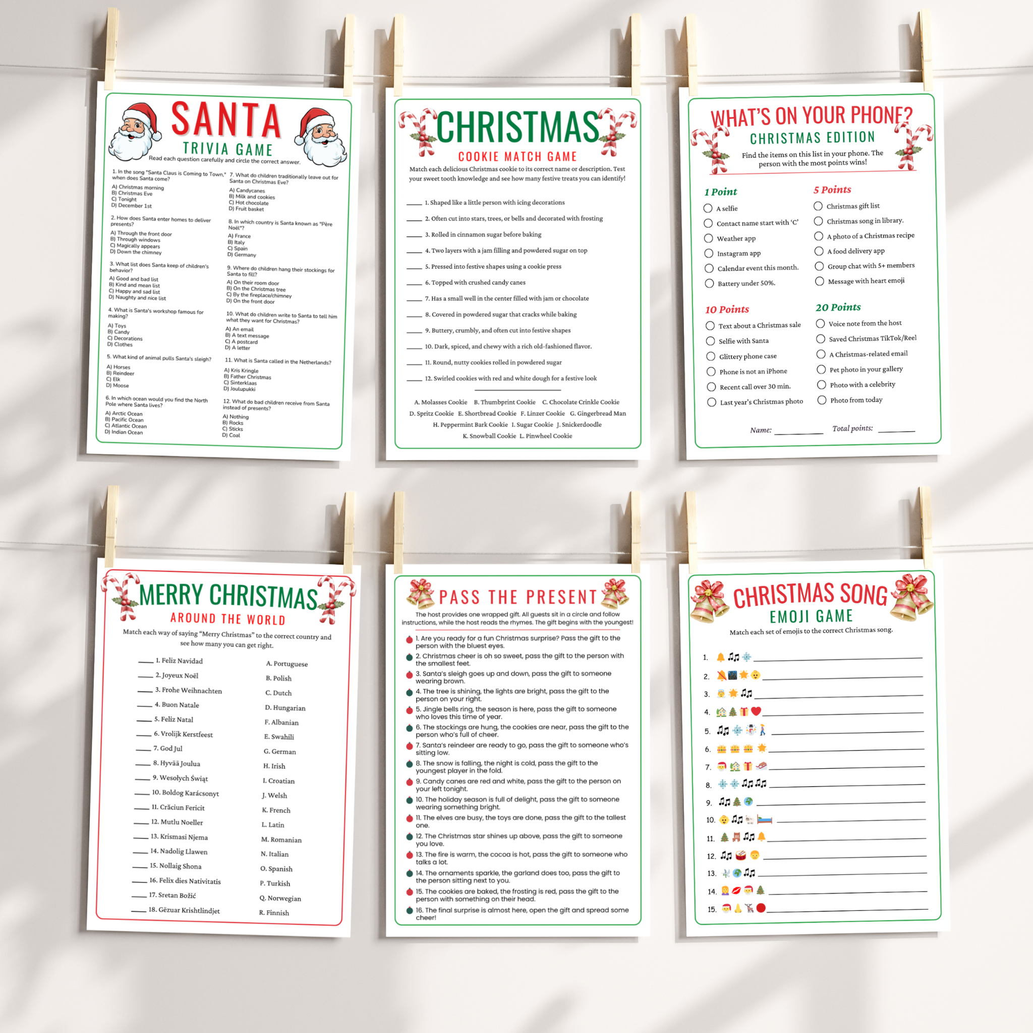 35 Christmas Party Games