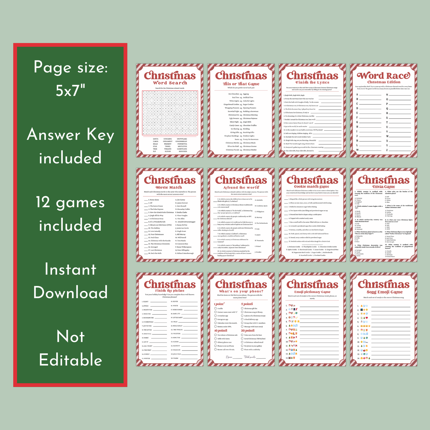12 Christmas Party Games