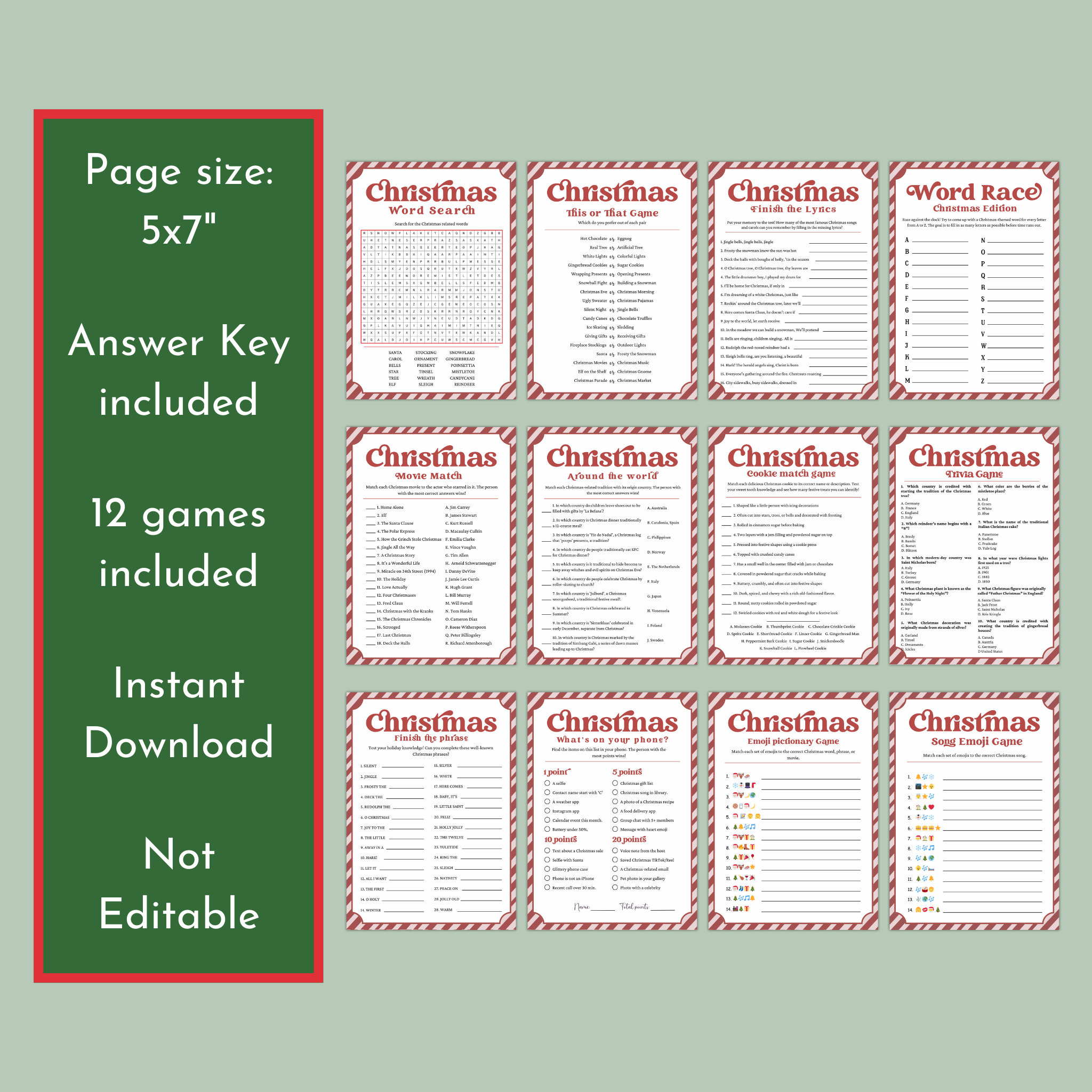 12 Christmas Party Games
