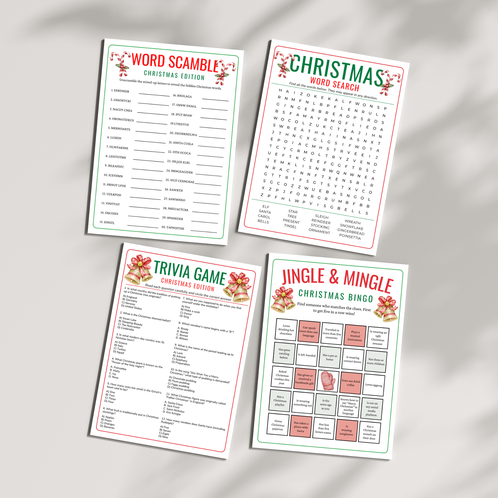 35 Christmas Party Games