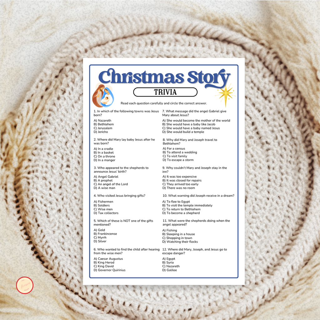 Christmas Story Trivia Game