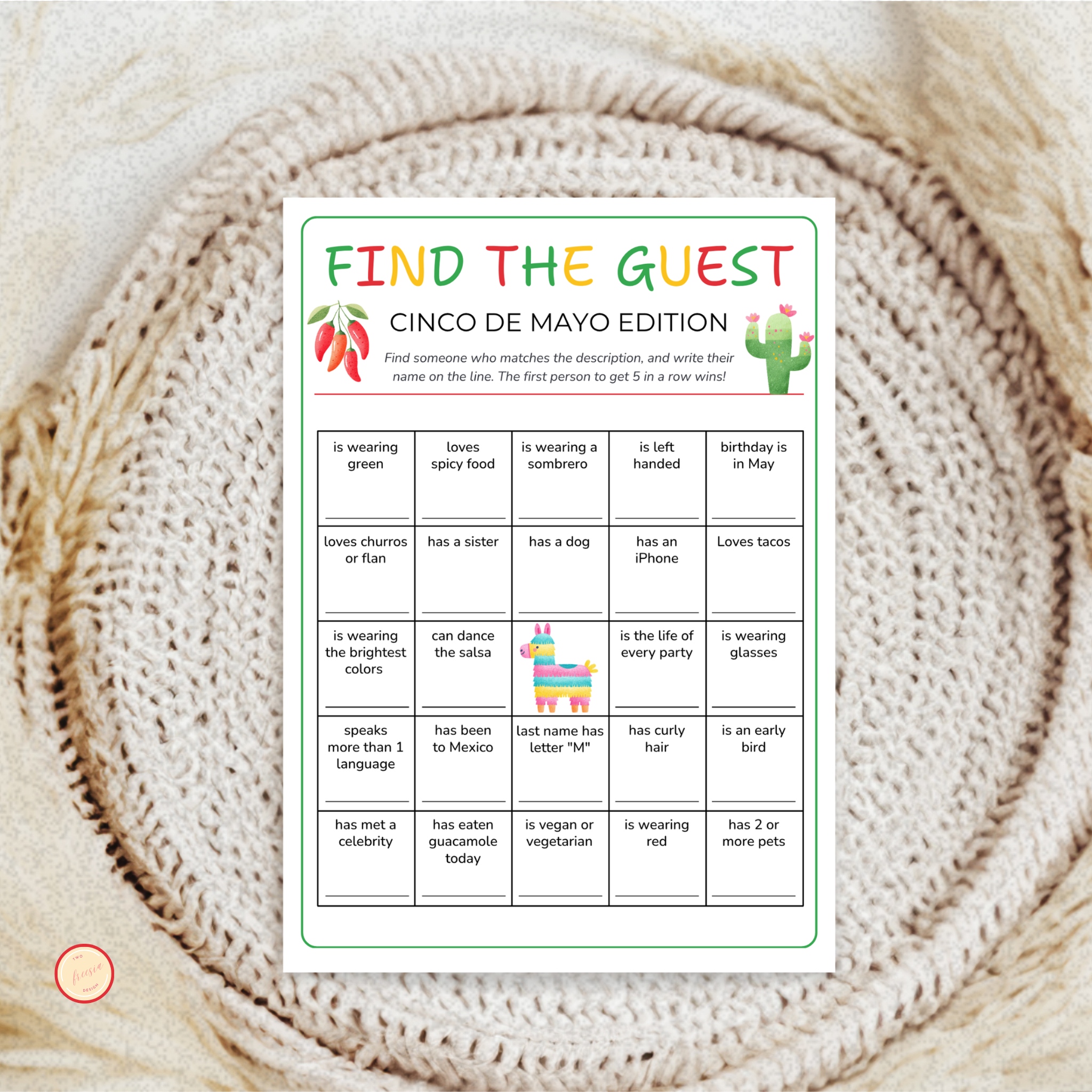 Find the Guest | Cinco de Mayo