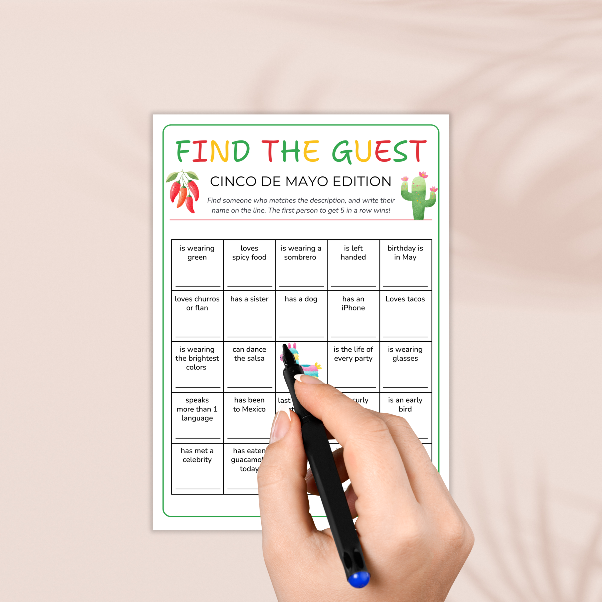 Find the Guest | Cinco de Mayo
