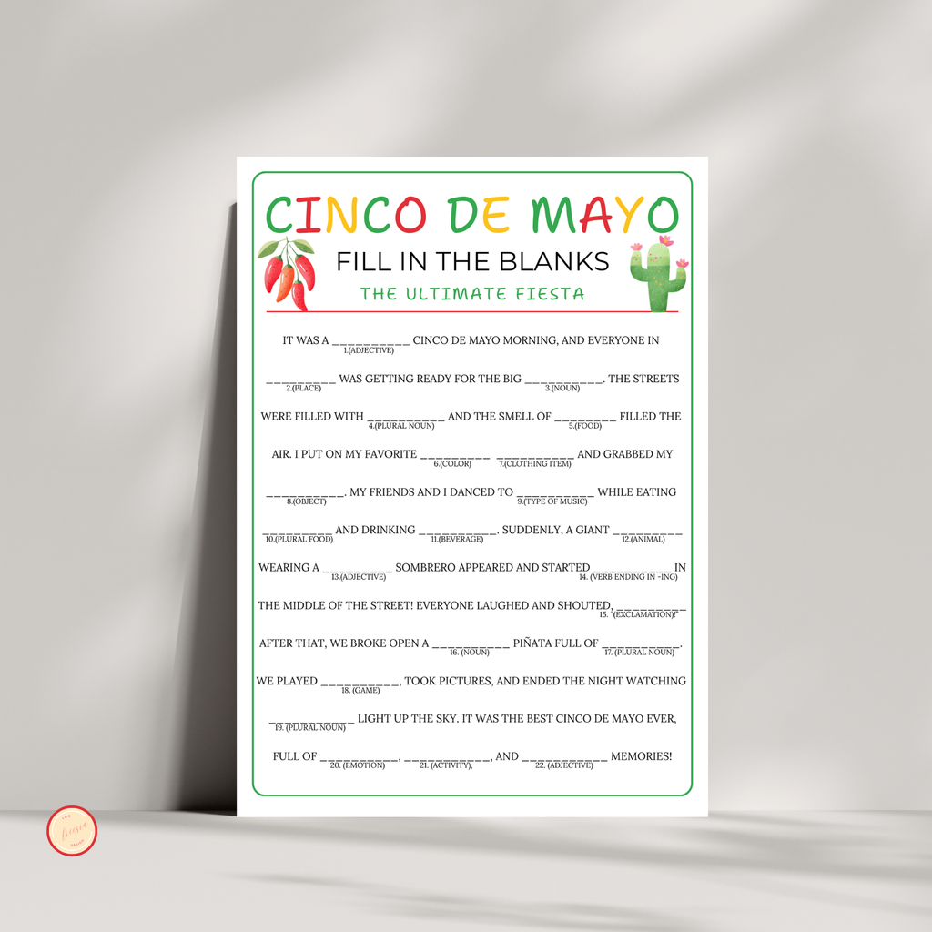 Fill in the Blanks | Cinco de Mayo