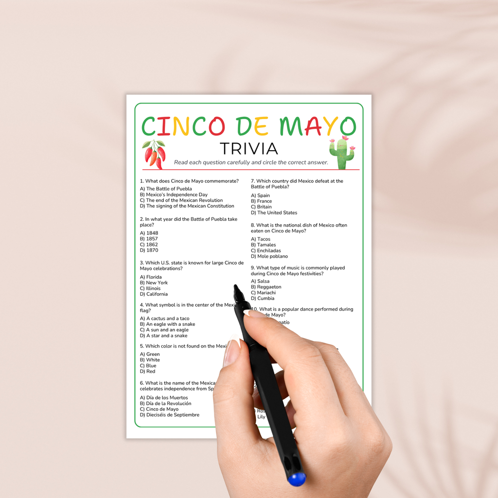 Cinco de Mayo Trivia Game