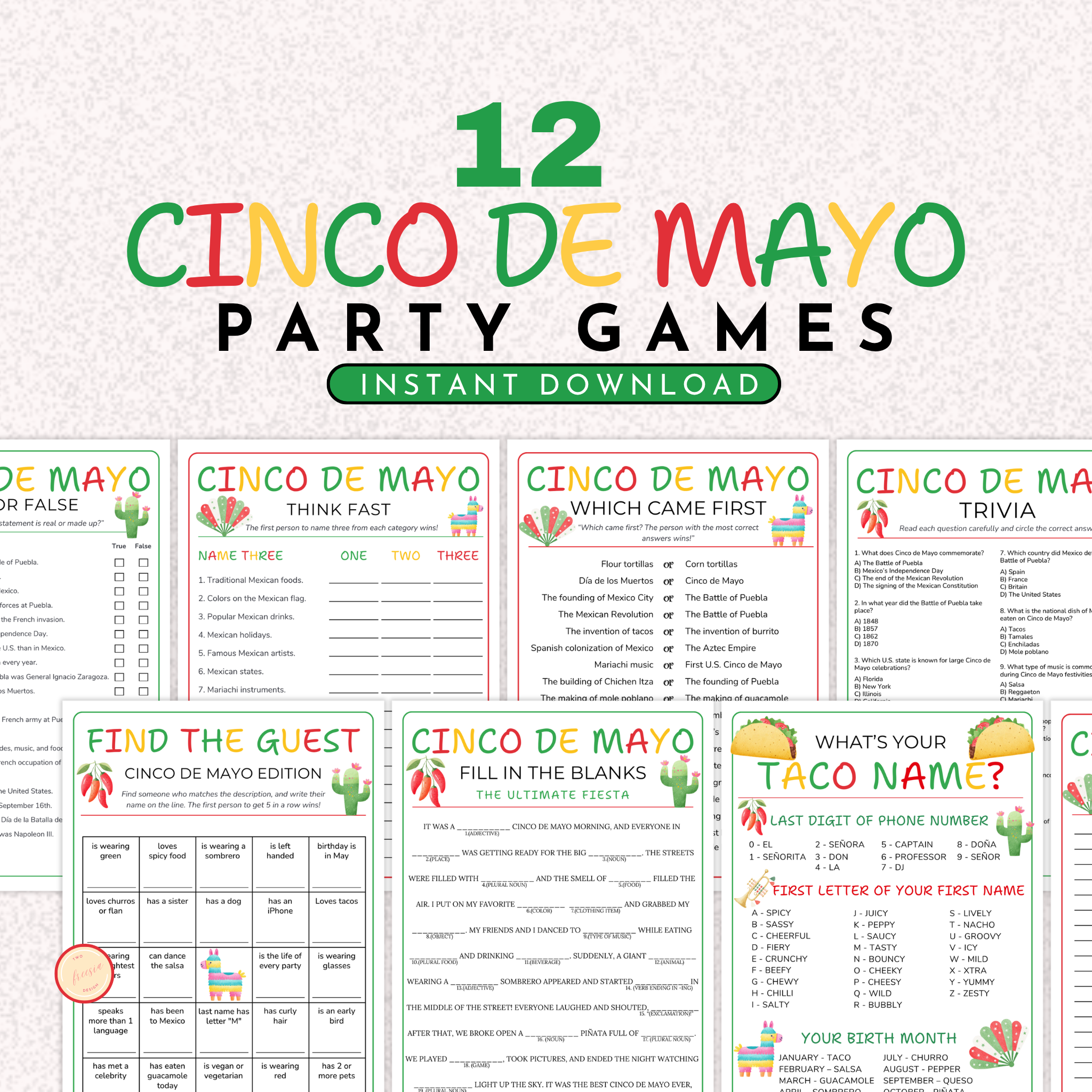 12 Cinco de Mayo Games