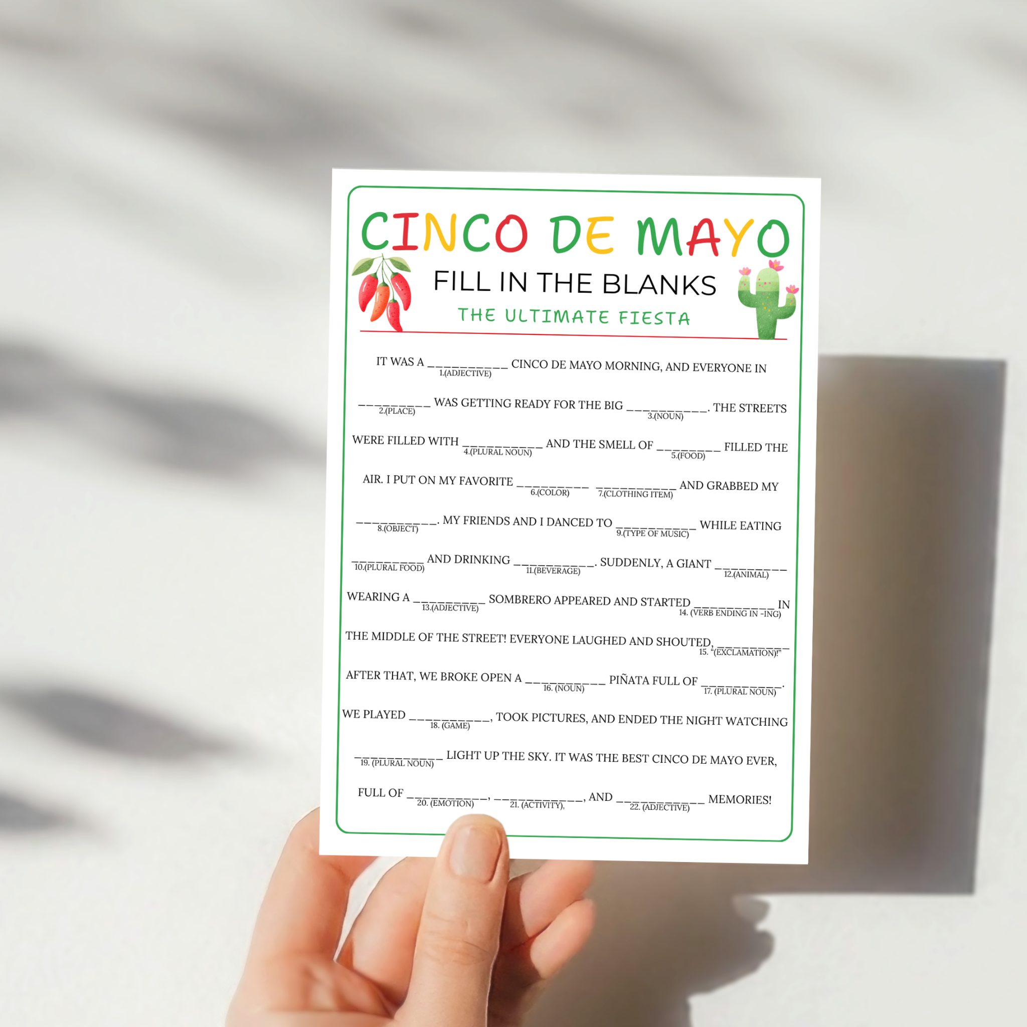 12 Cinco de Mayo Games