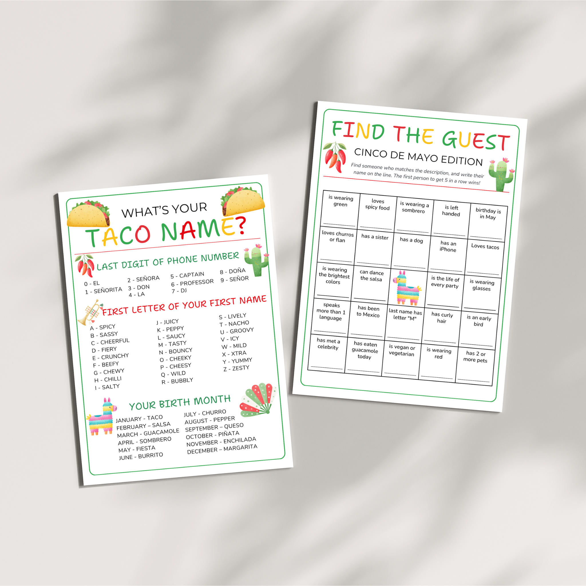 12 Cinco de Mayo Games