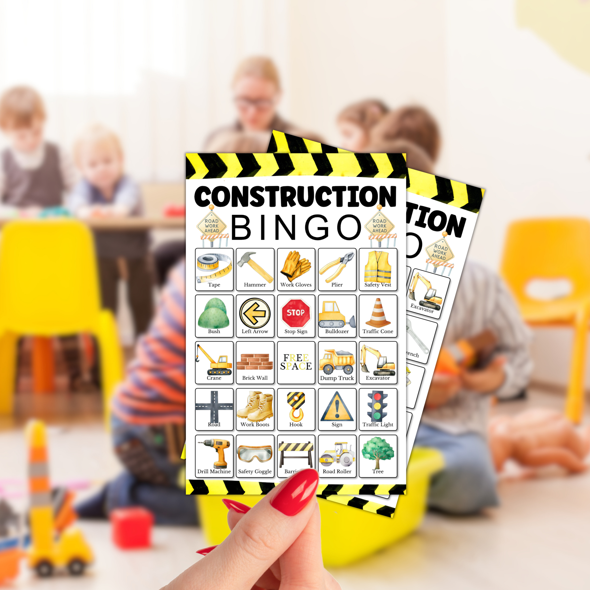 Construction Bingo Game
