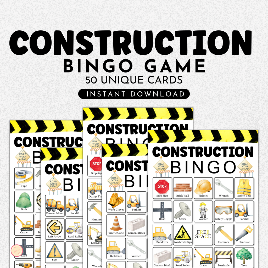 Construction Bingo Game