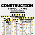 Construction Bingo Game