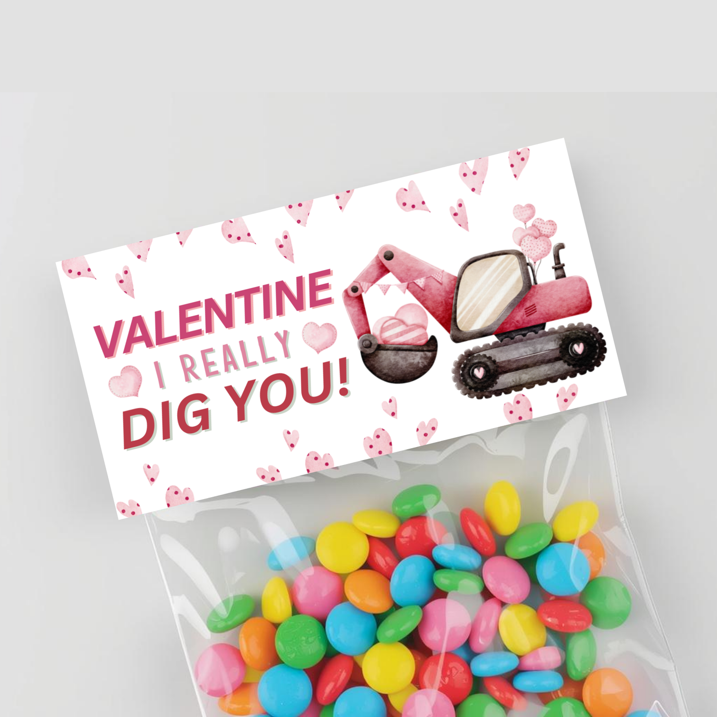 Construction Digger Bag Topper