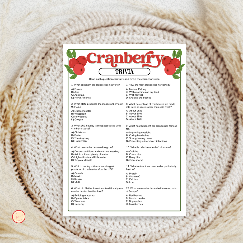 Cranberry Trivia