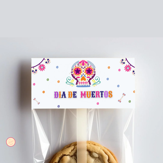 Dia de Muertos Treat Bag Topper