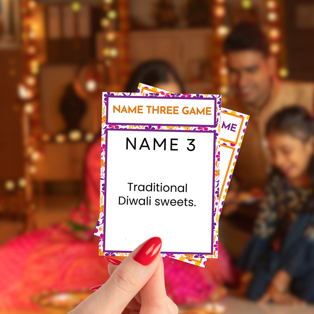 Diwali Name Three Game