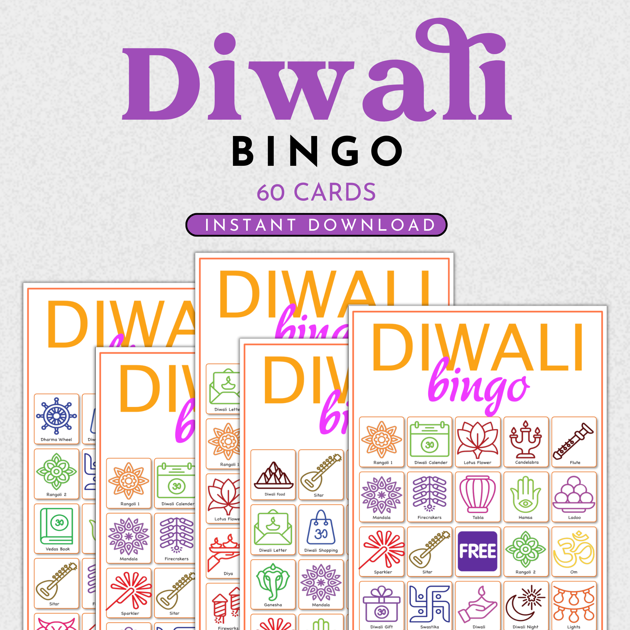Diwali Bingo Game