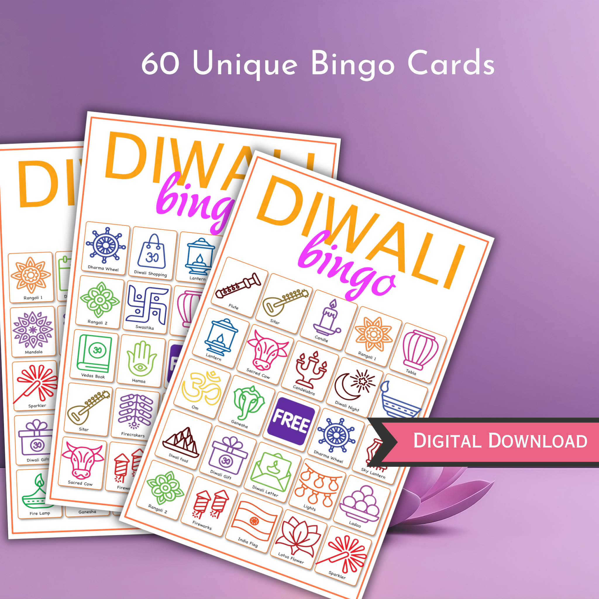 Diwali Bingo Game