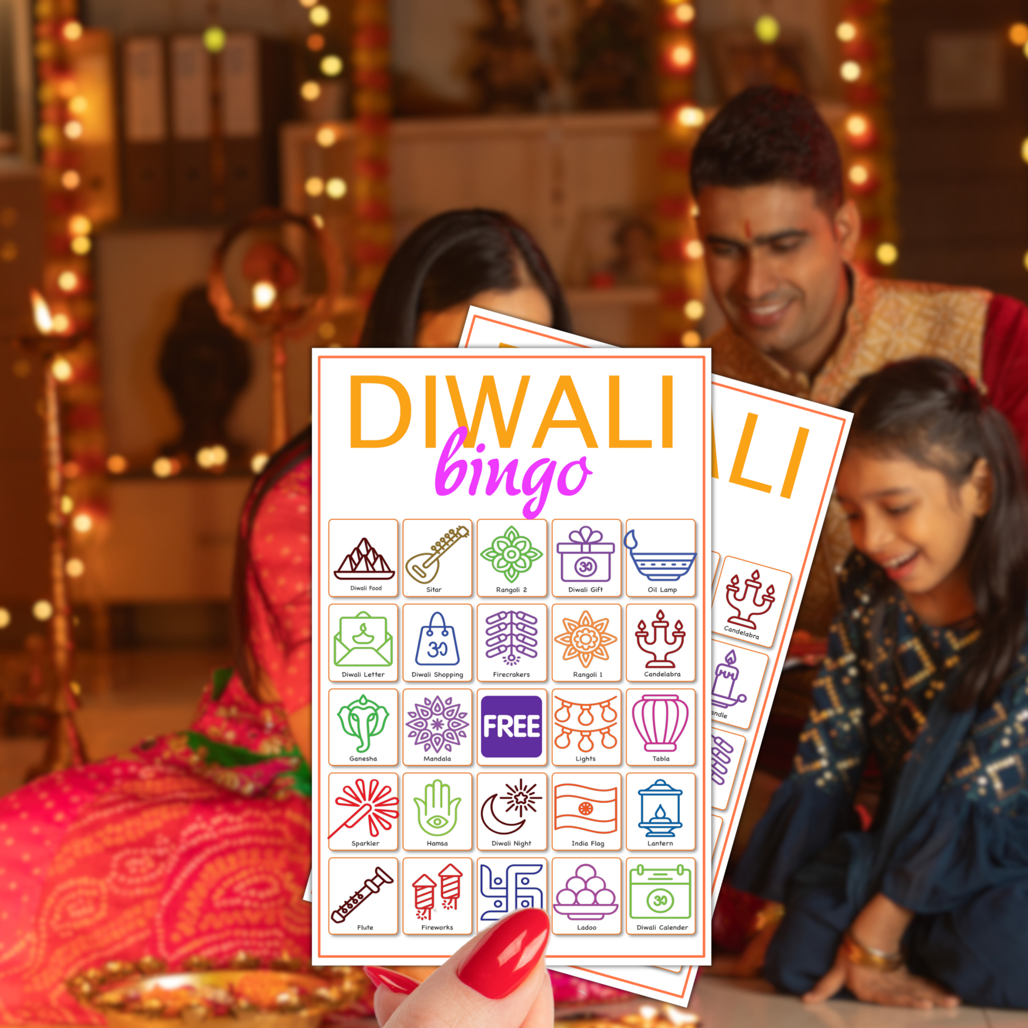 Diwali Bingo Game