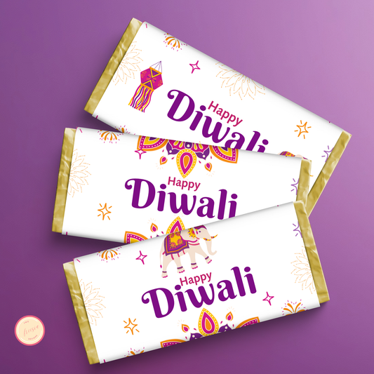 Diwali Chocolate Wrapper Printable | Set of 3