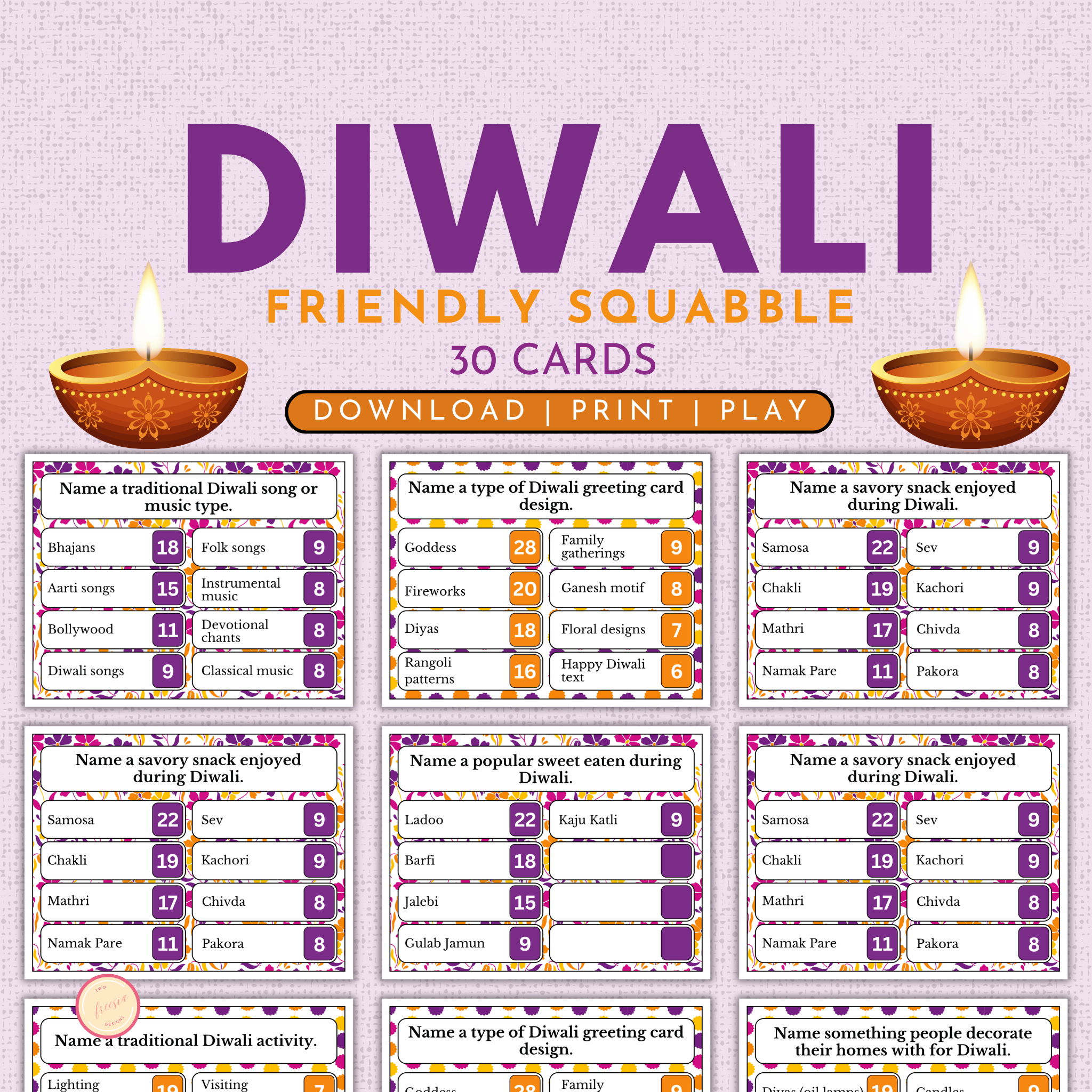 Diwali Squabble Game