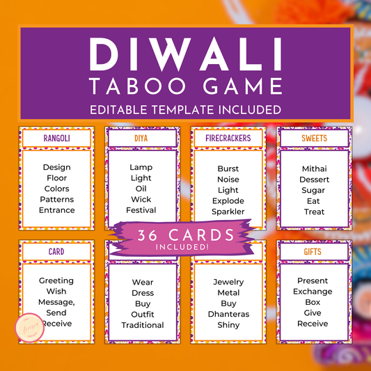 Diwali Taboo Game