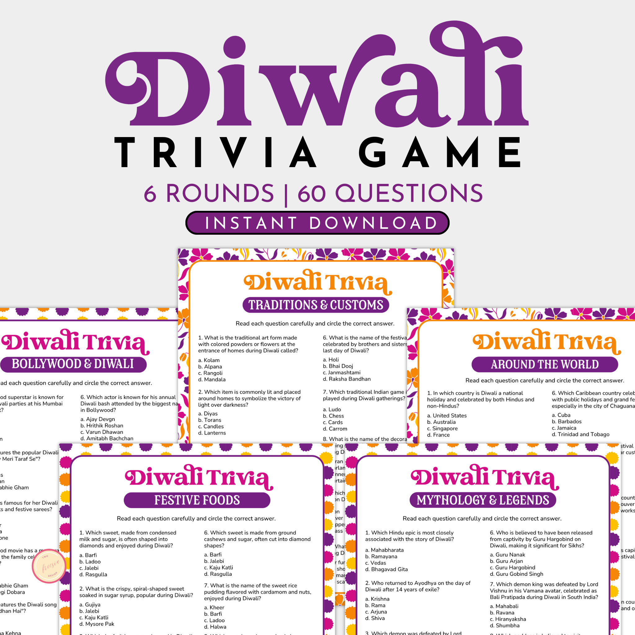 Diwali Trivia Game