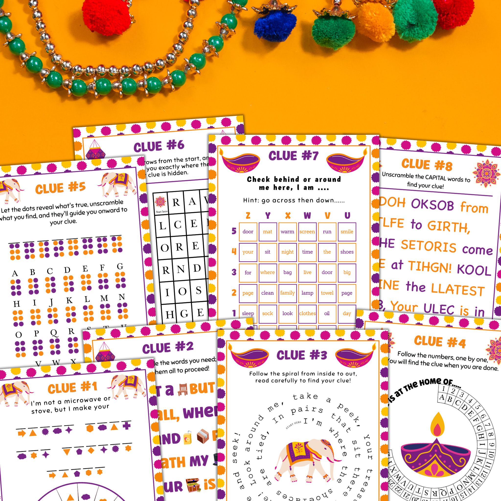 Diwali Treasure Hunt Game