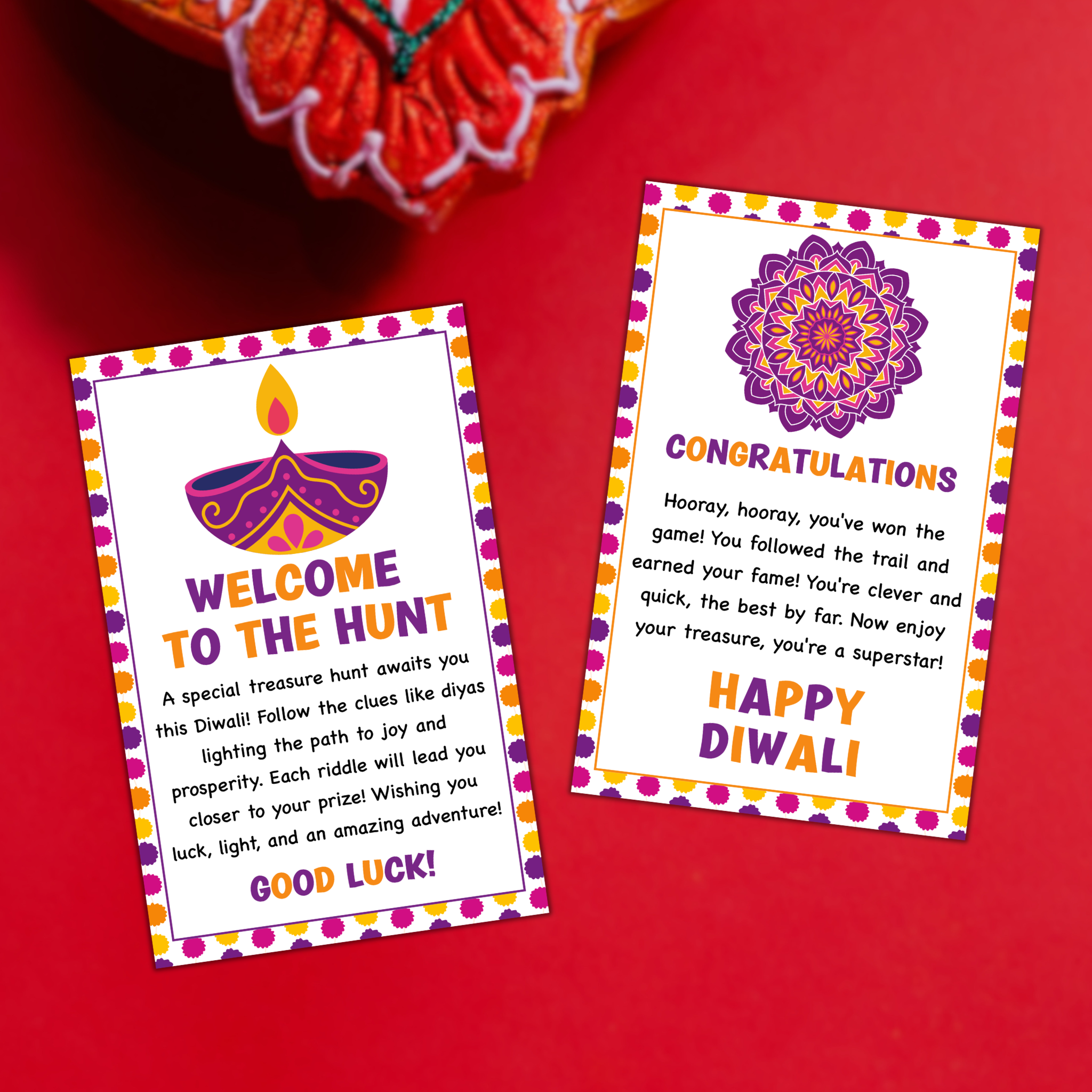 Diwali Treasure Hunt Game