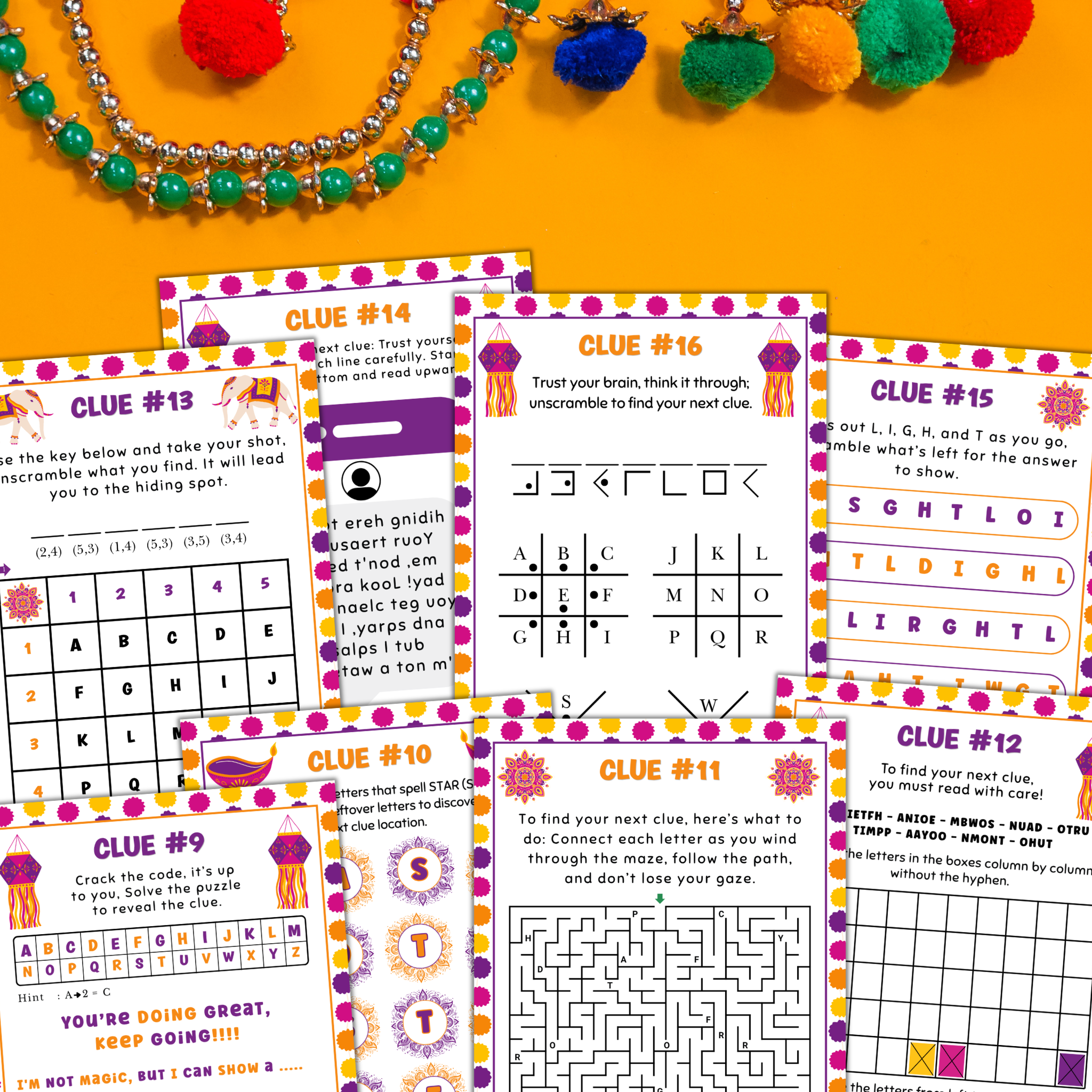 Diwali Treasure Hunt Game