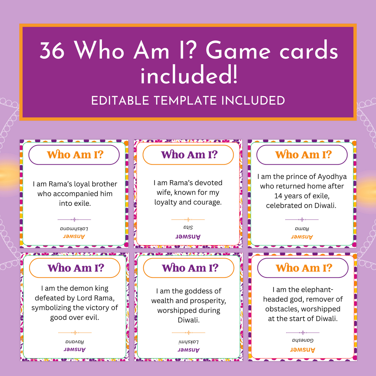 Diwali Party Game Bundle