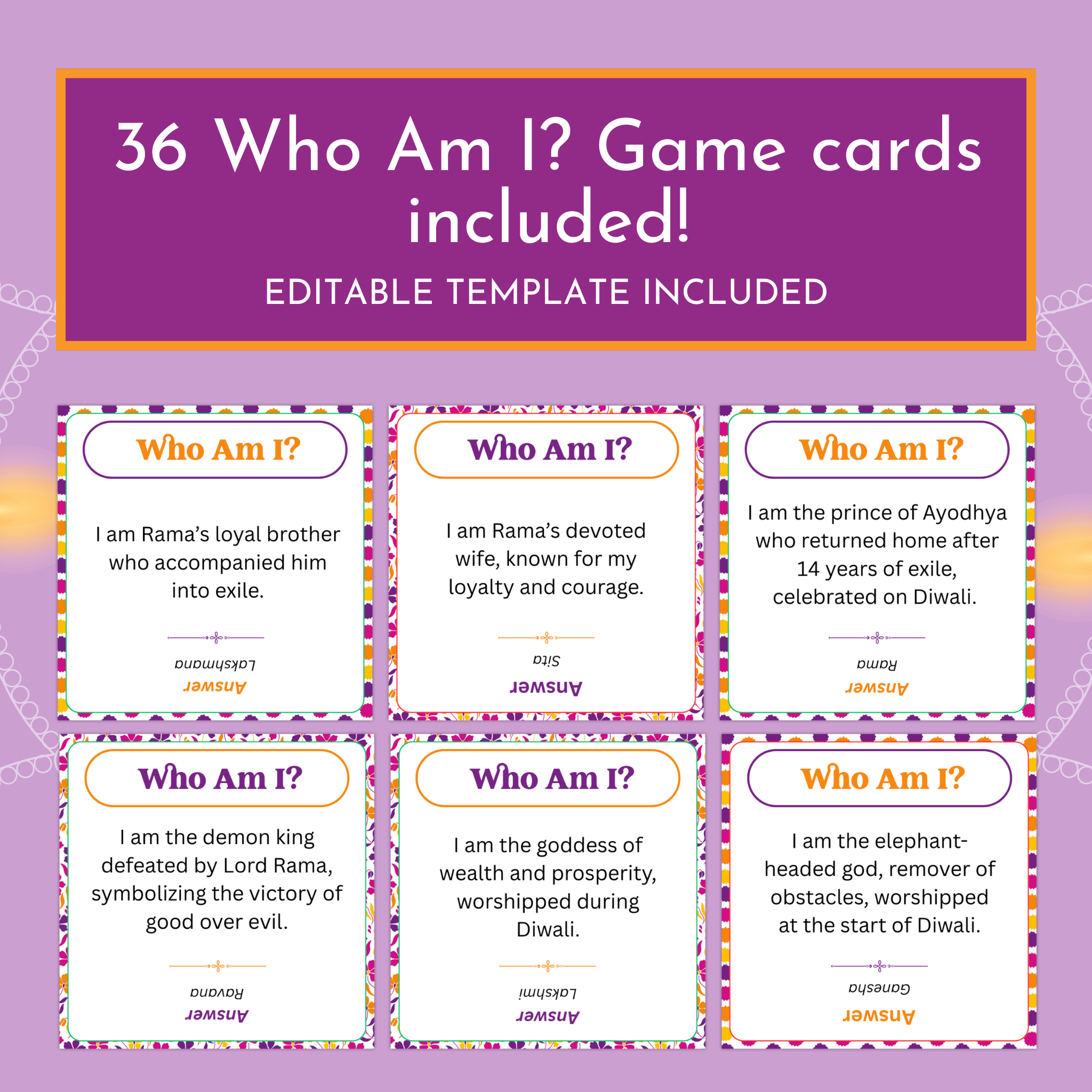 Diwali Party Game Bundle