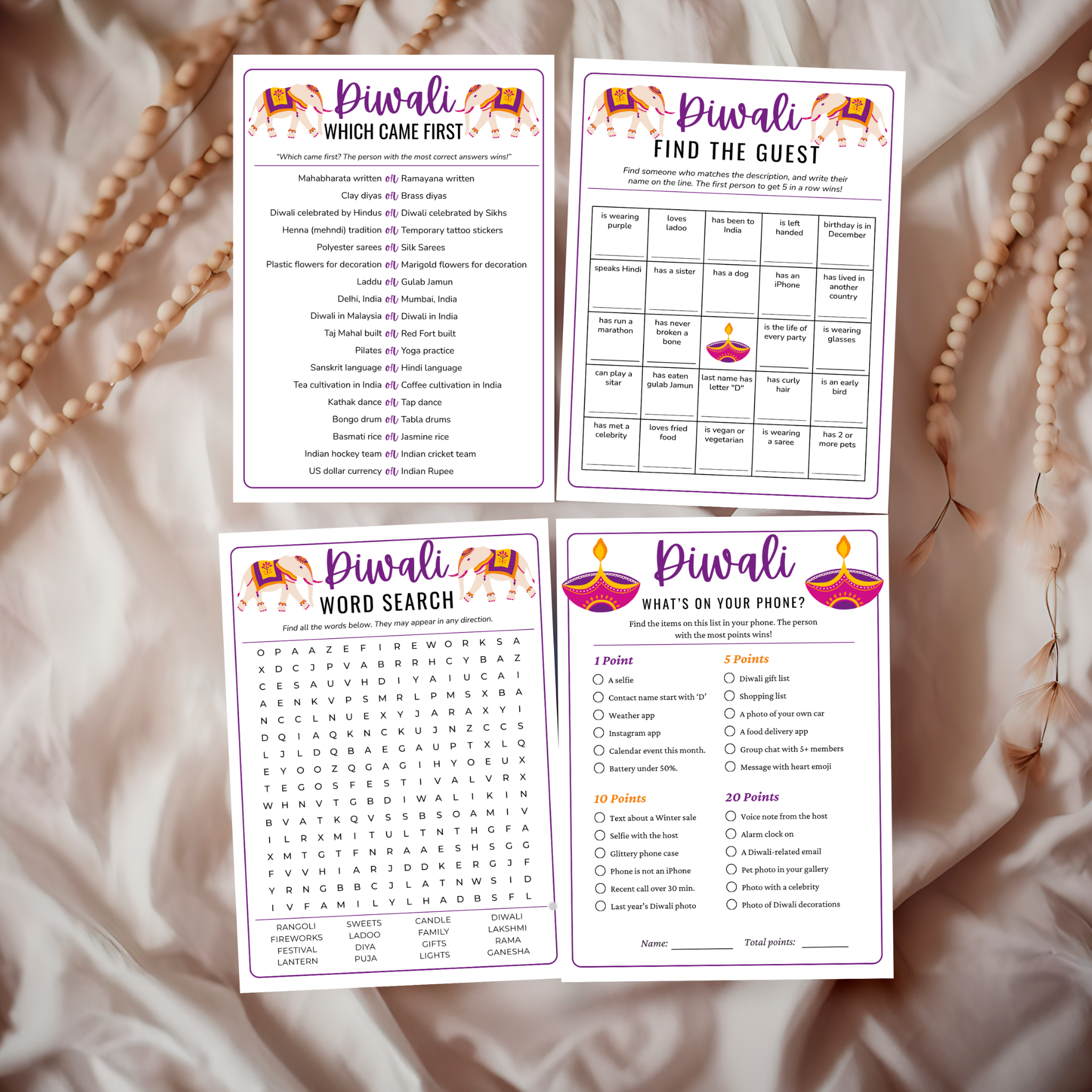 Diwali Party Games