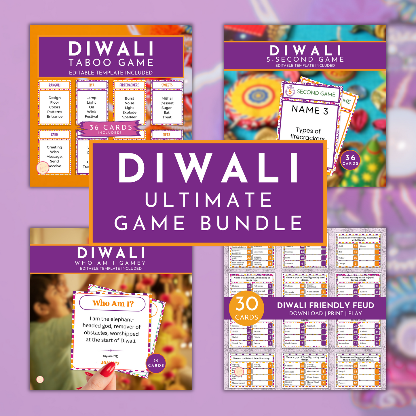 Diwali Party Game Bundle