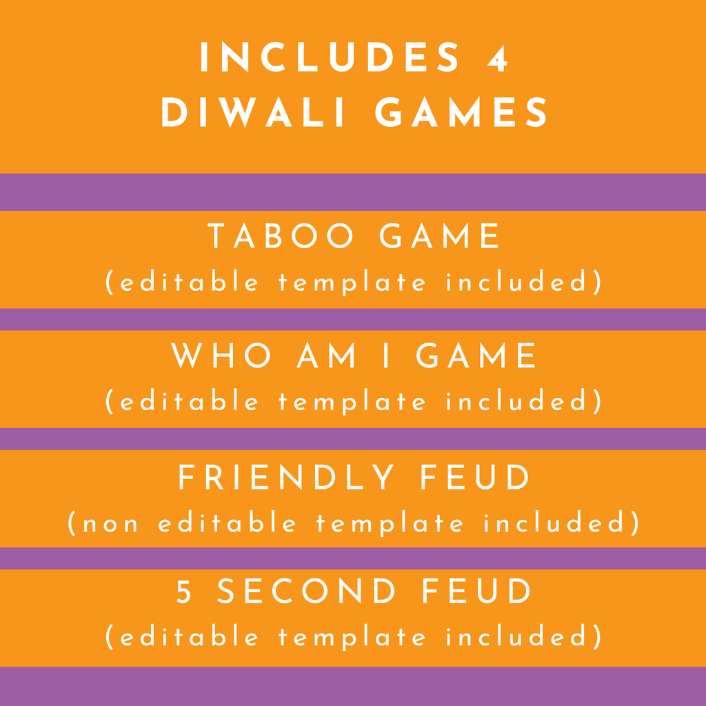 Diwali Party Game Bundle